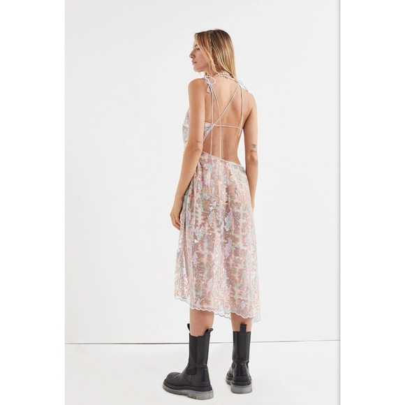 For Love & Lemons Sequin Midi Dress - Picture 2 of 7